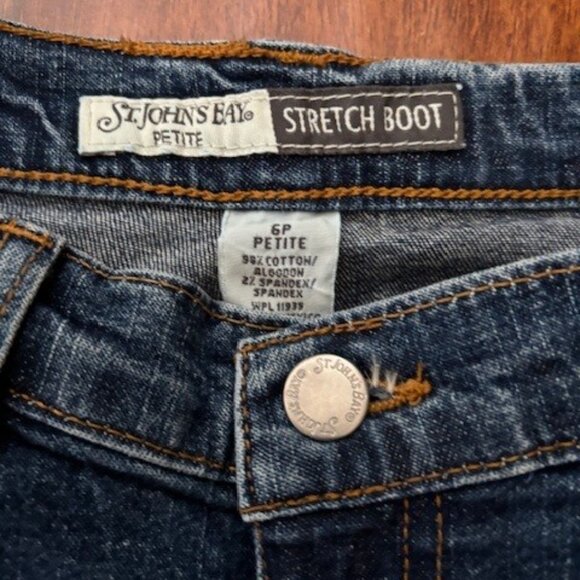 St. Johns Bay Boot Cut Stretch Jeans - Picture 6 of 7